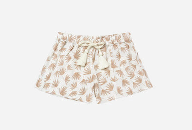 Rylee + Cru Girls Solana Palms Shorts | HONEYPIEKIDS | Kids Boutique Clothing