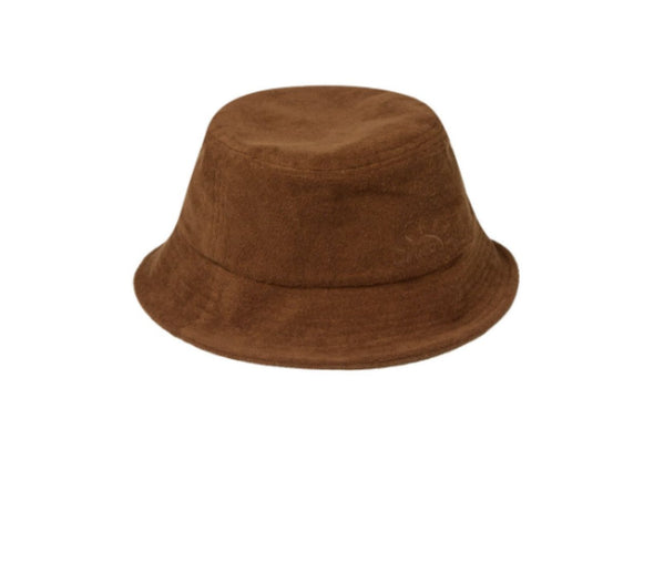 Rylee + Cru  Kids Chocolate Wide Brim Bucket Hat | HONEYPIEKIDS | Kids Boutique Clothing