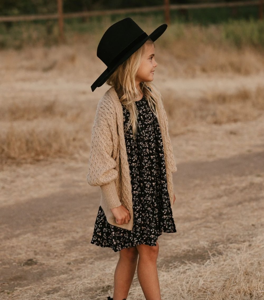 Rylee + Cru Rancher Hat - In Pebble or Black | HONEYPIEKIDS 
