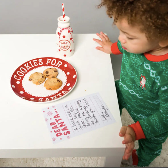 Santa's Cookie and Milk Jug Set | HONEYPIEKIDS | Kids Boutique Clothing