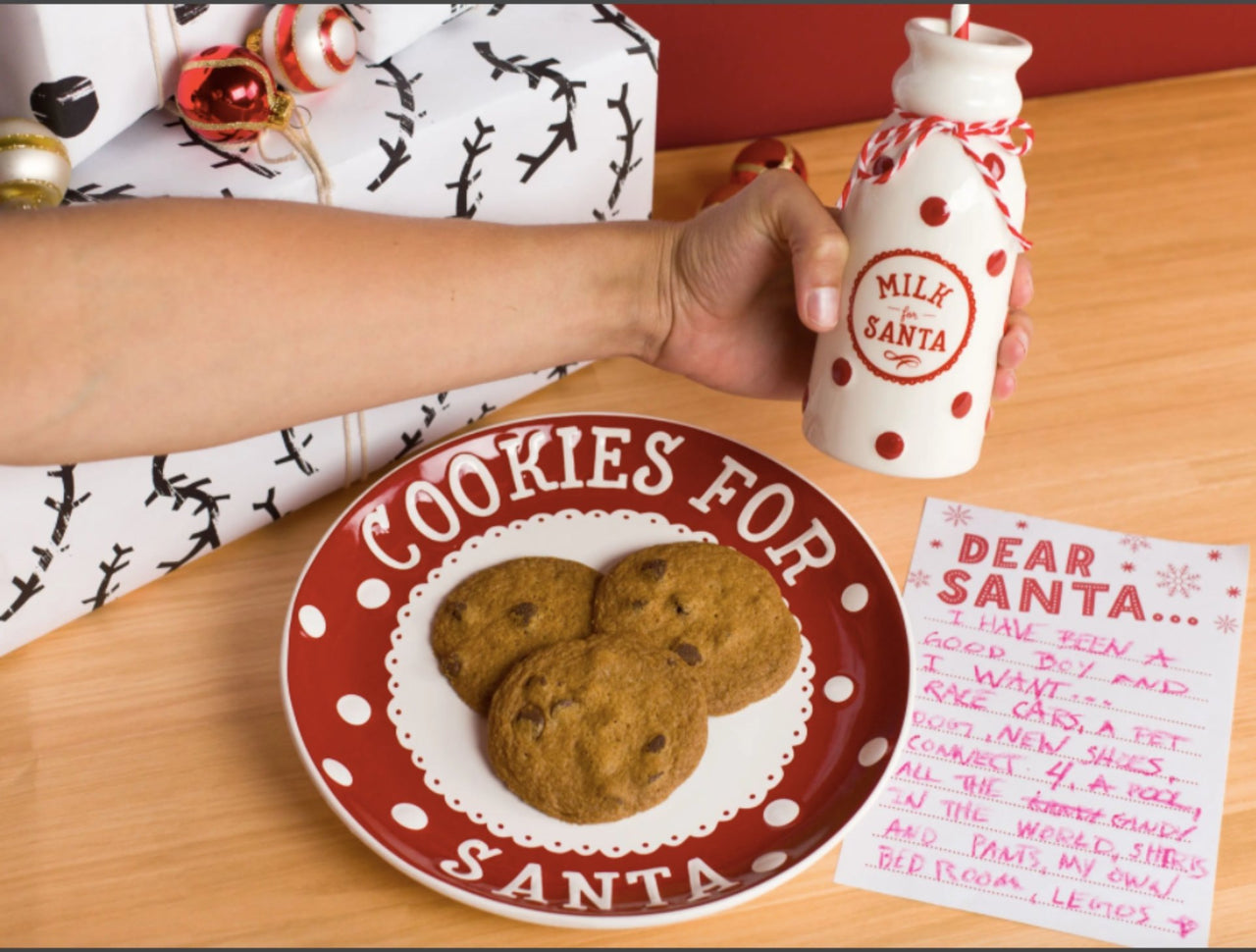 Santa's Cookie and Milk Jug Set | HONEYPIEKIDS 
