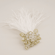 Sienna Likes To Party Girls Designer Imogen Feather Hair Clip | HONEYPIEKIDS 