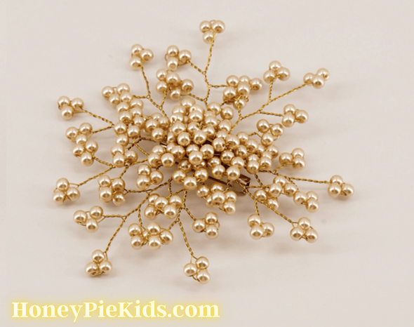 Sienna Likes To Party Girls Emmaline Pearl Crystal Hair Clip | HONEYPIEKIDS | Kids Boutique Clothing