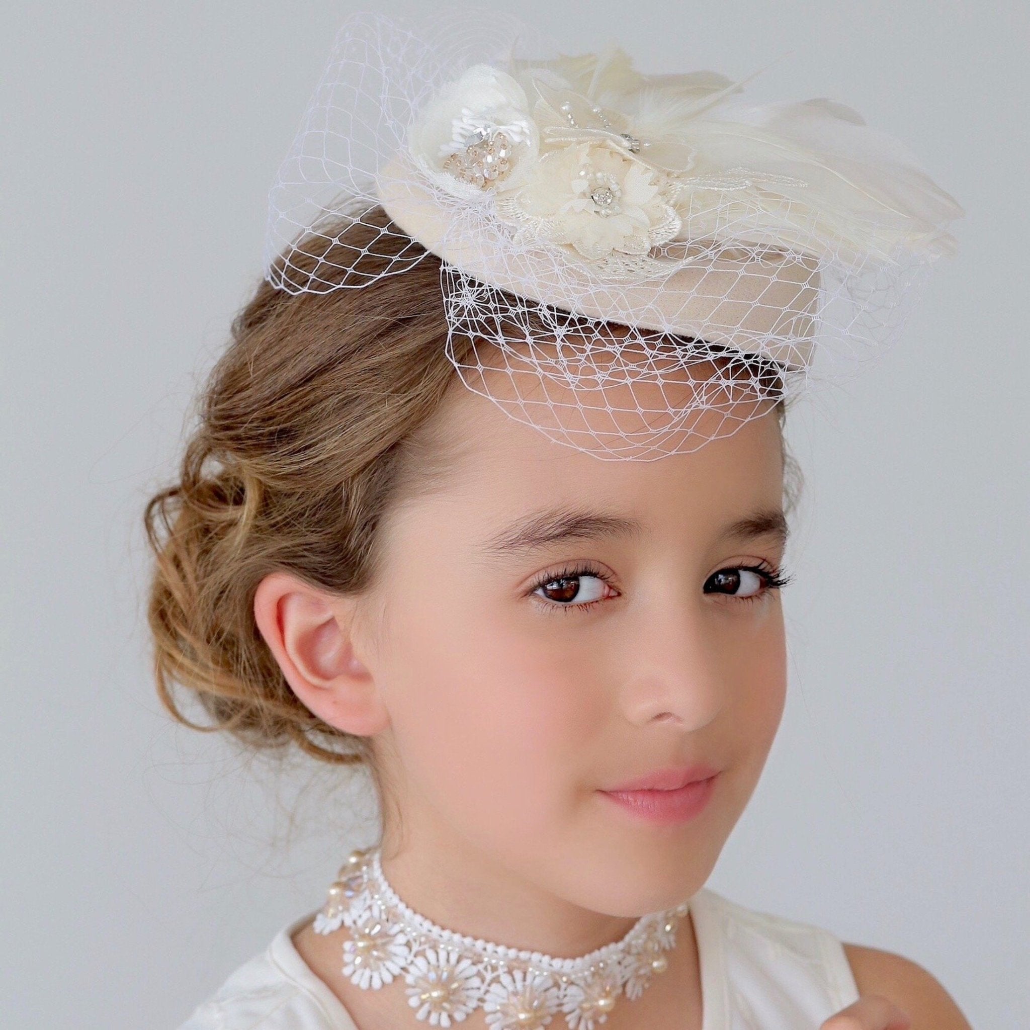 Sienna Likes To Party Girls The Lady Mayflower Hat - 2 Color choices