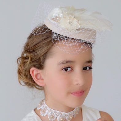 Sienna Likes To Party Girls The Lady Mayflower Hat - 2 Color choices | HONEYPIEKIDS | Kids Boutique Clothing