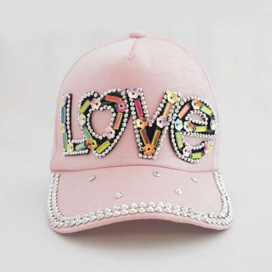 Sienna Likes To Party Girls Pink The Love Me Princess Trucker Hat | HONEYPIEKIDS | Kids Boutique Clothing