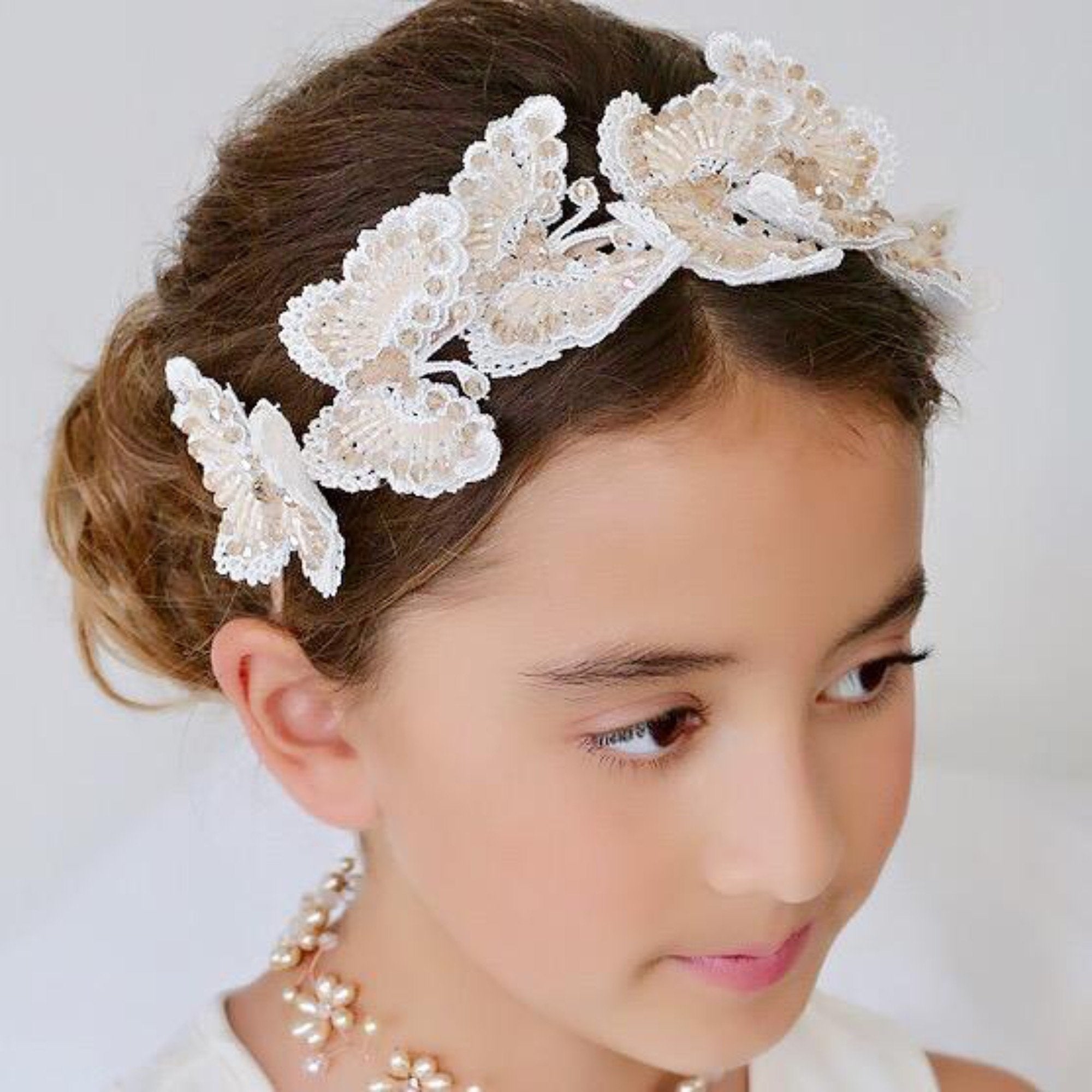 Sienna Likes To Party Girls The Monarchy Butterfly Luxury Girls Headband