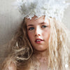 Sienna Likes To Party Girls The Queen Of The Kingdom Crown Garland In Pink Or White | HONEYPIEKIDS | Kids Boutique Clothing
