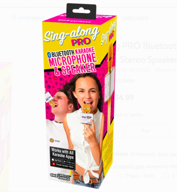 Sing-Along Pro Karaoke Microphone - 4 COLORS AVAILABLE | HONEYPIEKIDS | Kids Boutique 