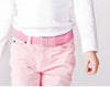 Girls Solid Pink Velcro Closure Myself Belt | HONEYPIEKIDS | Kids Boutique Clothing