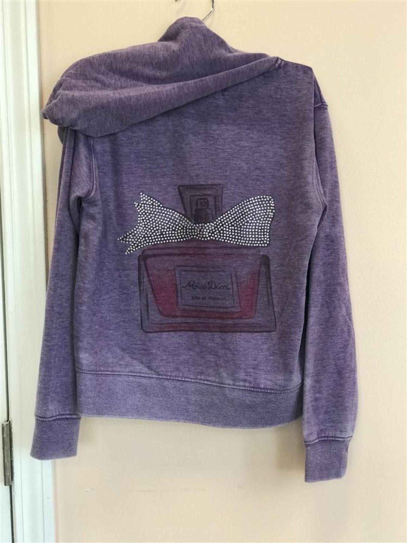Sparkle By Stoopher Girls Crystalized Perfume Bottle Zip Up Hooded Jacket | HONEYPIEKIDS 
