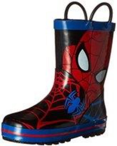 Boys Spiderman Face Rubber Boots | HONEYPIEKIDS | Kids Boutique Clothing