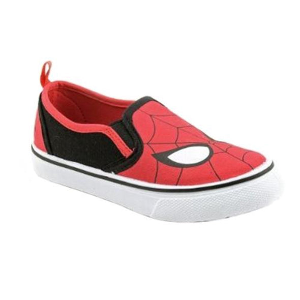 Boys Red Spiderman Graphic Slip On Sneakers | HONEYPIEKIDS | Kids Boutique Clothing