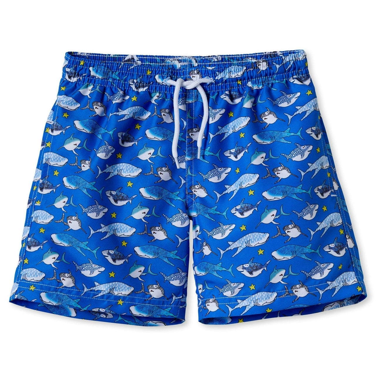 Stella Cove Boys Blue Shark Swim Trunks | HONEYPIEKIDS 
