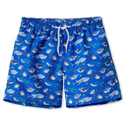 Stella Cove Boys Blue Shark Swim Trunks | HONEYPIEKIDS 