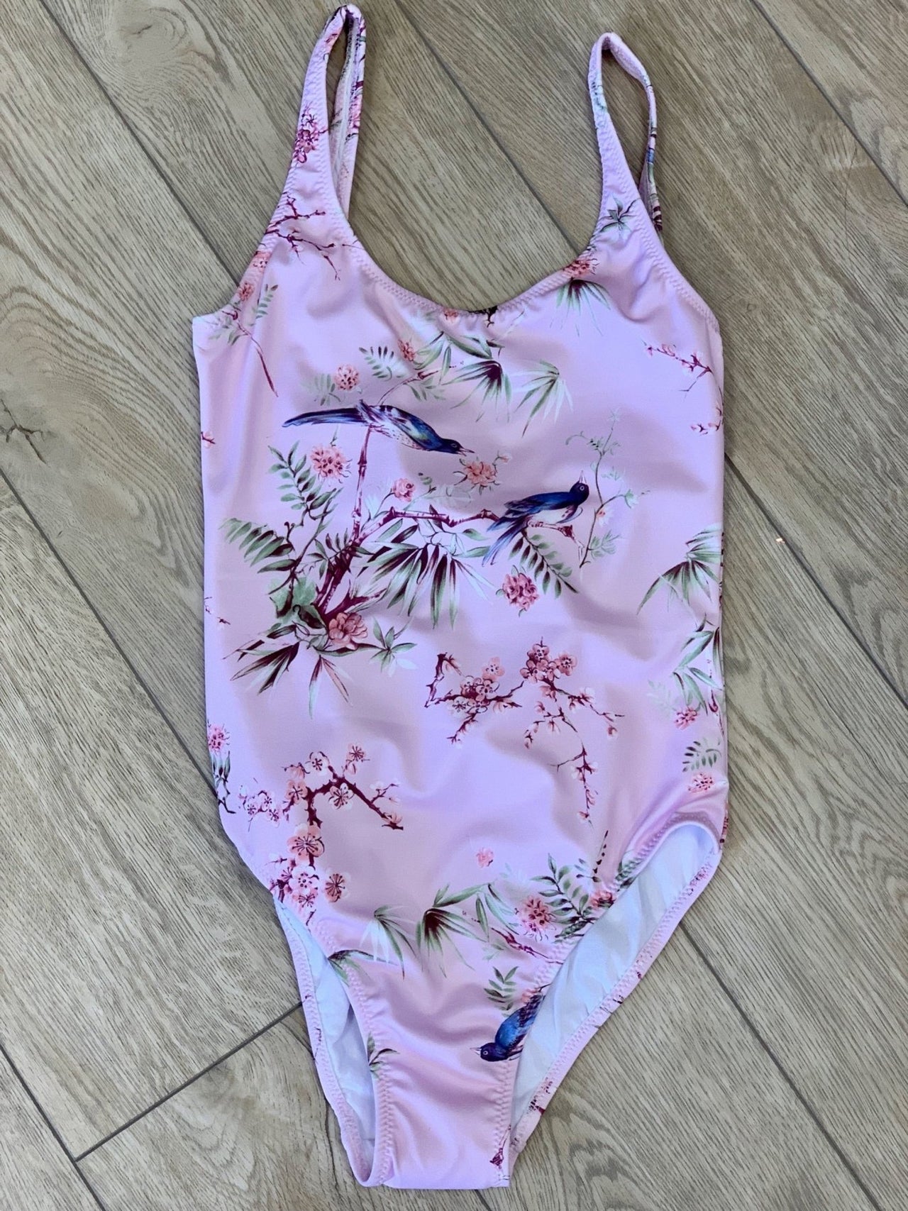 Stella Cove Girls Pink Nightingale One Piece Swimsuit | HONEYPIEKIDS 