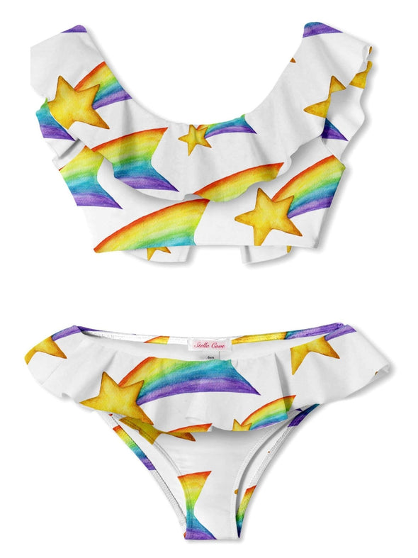 Stella Cove Girls Shooting Stars Bikini | HONEYPIEKIDS | Kids Boutique Swimwear
