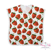 Stella Cove Girls Strawberry and Cream Cover Up | HONEYPIEKIDS 