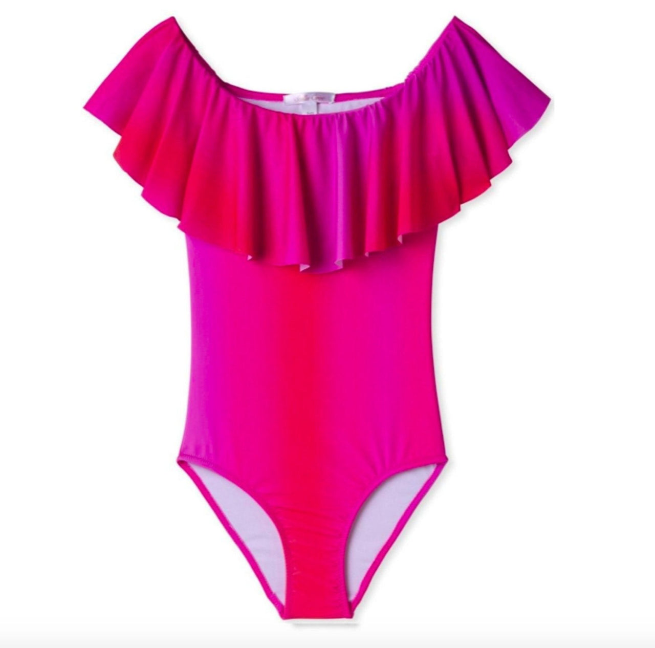 Stella Cove Neon Ombre Pink One Piece Swimsuit | HONEYPIEKIDS 
