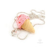 Tiny Hands Scented Strawberry Ice Cream Necklace | HONEYPIEKIDS | Kids Boutique Clothing