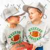 HONEYPIEKIDS | Sweet Wink Boys Grey WEEKEND FORECAST Football Sweatshirt