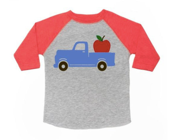 Sweet Wink Boys L/S Apple Truck Shirt | HONEYPIEKIDS | Kids Boutique Clothing