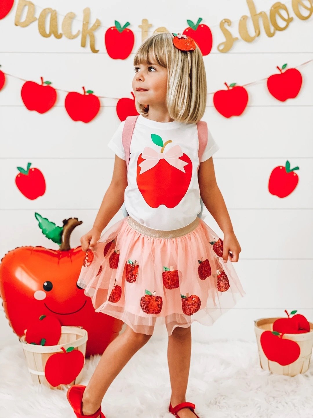Sweet Wink Girls APPLE S/S Shirt | HONEYPIEKIDS 