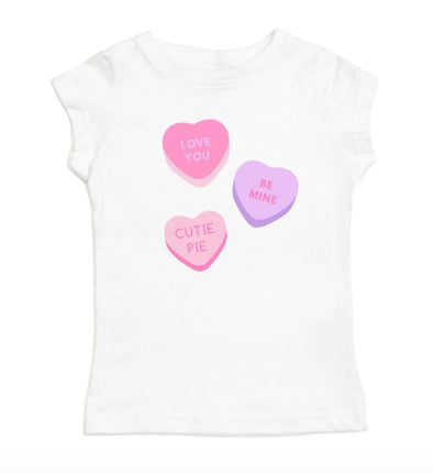 Sweet Wink Girls BE MINE Hearts Short Sleeve Shirt | HONEYPIEKIDS | Kids Boutique Clothing