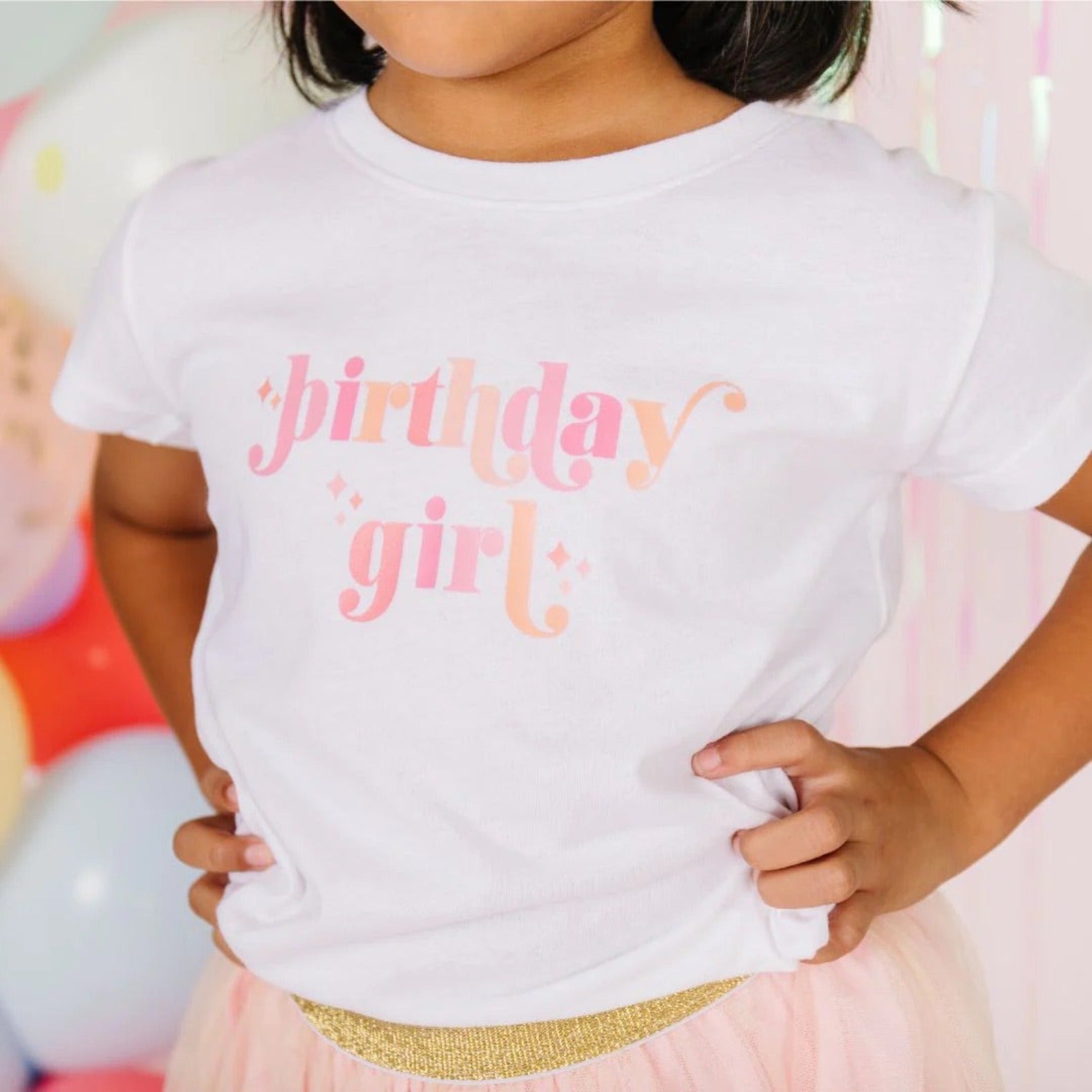 Sweet Wink Girls Blush BIRTHDAY GIRL S/S Shirt | HONEYPIEKIDS 