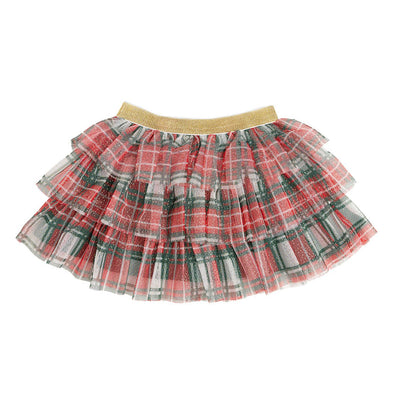 HONEYPIEKIDS | Sweet Wink Girls Christmas Plaid Tutu Skirt