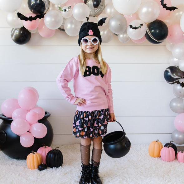 HONEYPIEKIDS | Sweet Wink Girls Halloween BOO Tutu Skirt