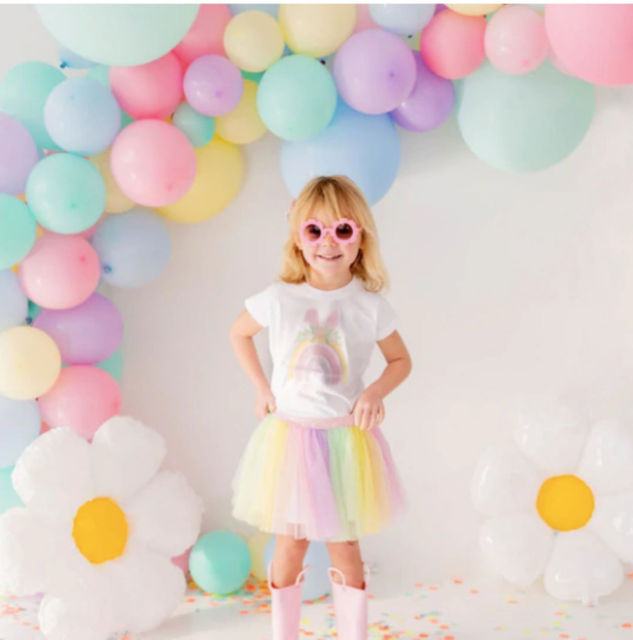 Sweet Wink Girls Pastel Fairy Tutu Skirt | HONEYPIEKIDS 
