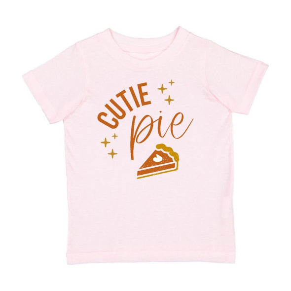 HONEYPIEKIDS | Sweet Wink Girls Pink CUTIE PIE Thanksgiving s/s Shirt