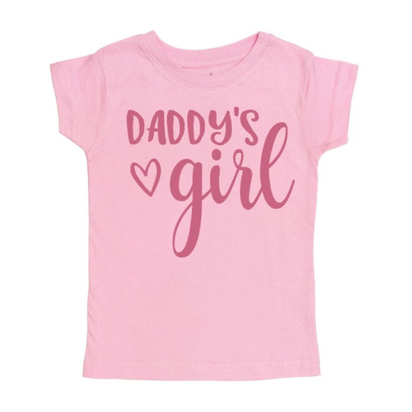 Sweet Wink Girls Pink DADDY'S GIRL S/S Shirt | HONEYPIEKIDS | Kids Boutique Clothing
