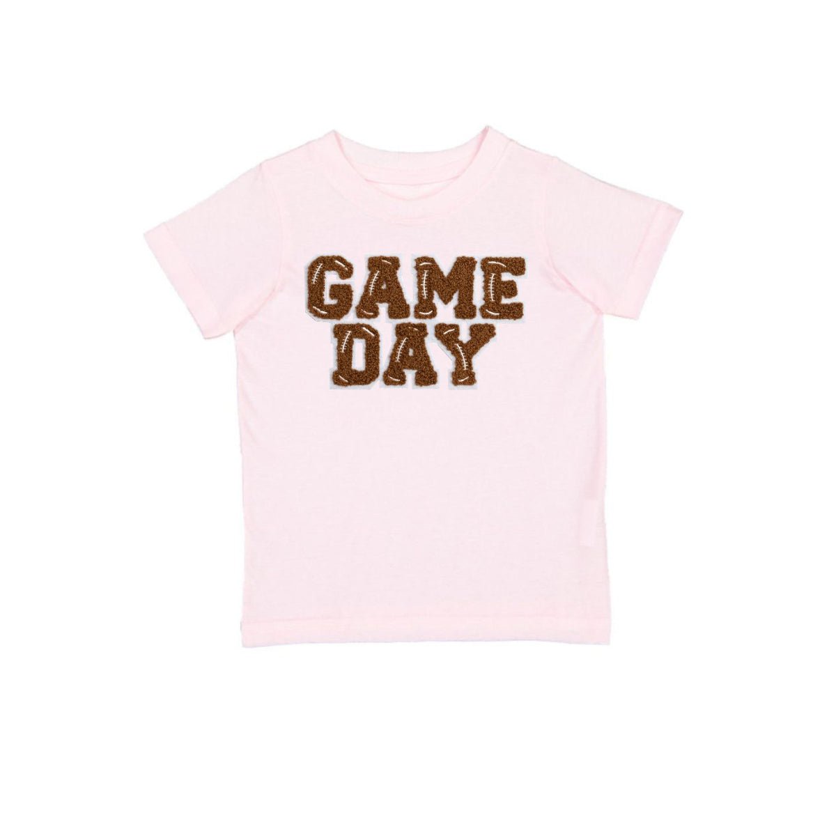 Sweet Wink Girls Pink S/S GAME DAY Patch Shirt | HONEYPIEKIDS 
