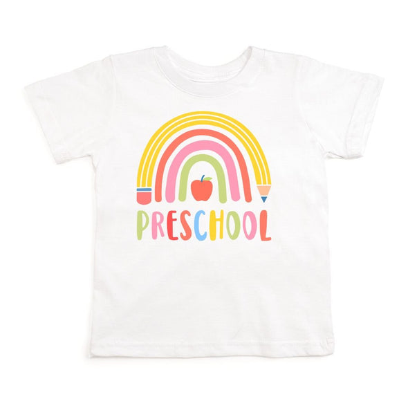 HONEYPIEKIDS | Sweet Wink Girls PRESCHOOL Pencil Rainbow S/S Shirt