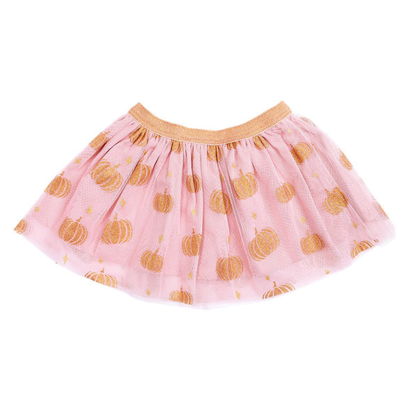 HONEYPIEKIDS | Sweet Wink Girls Pumpkin Glitter Tutu Skirt