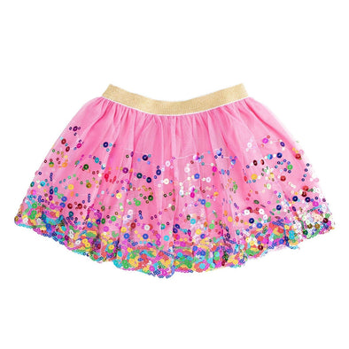 HONEYPIEKIDS | Sweet Wink Girls Raspberry Confetti Tutu Skirt