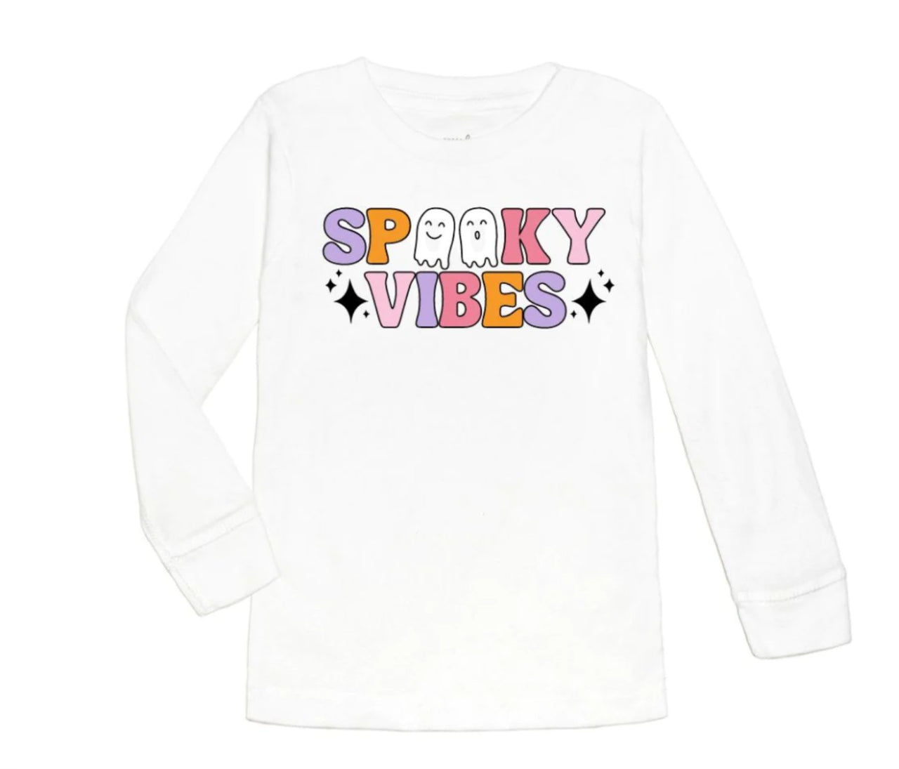 Sweet Wink Girls SPOOKY VIBES Halloween L/S Shirt | HONEYPIEKIDS 