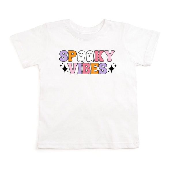 HONEYPIEKIDS | Sweet Wink Girls SPOOKY VIBES Halloween S/S Shirt