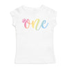 Sweet Wink Girls White BIRTHDAY AGE S/S Shirt - One to Three | HONEYPIEKIDS | Kids Boutique Clothing