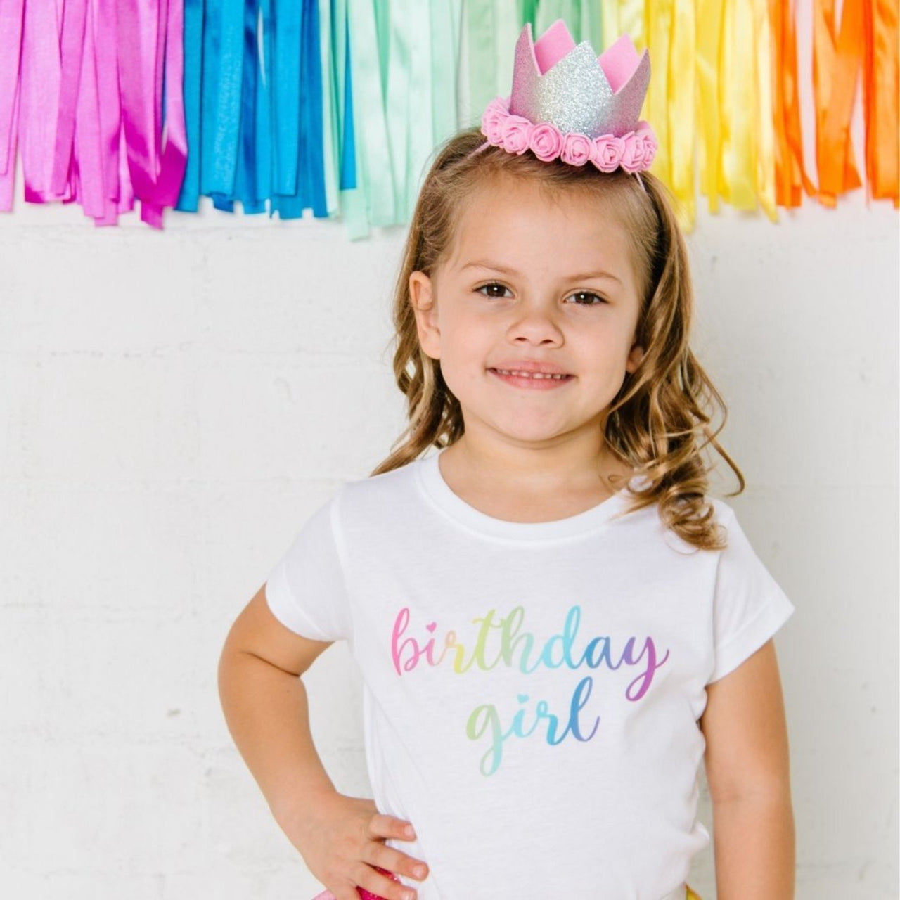 Sweet Wink Girls White MAGICAL BIRTHDAY GIRL S/S Shirt | HONEYPIEKIDS 