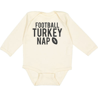 HONEYPIEKIDS | Sweet Wink INFANT BOYS FOOTBALL TURKEY NAP L/S Bodysuit