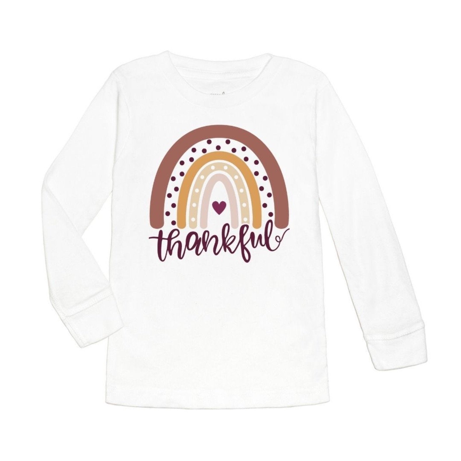 Sweet Wink Girls THANKFUL Rainbow L/S Shirt | HONEYPIEKIDS 