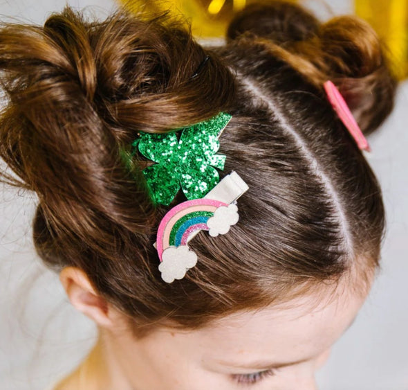 Sweet Wink LUCKY CHARM Hair Clip Set | HONEYPIEKIDS | Kids Boutique Clothing