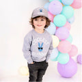 Sweet Wink Toddler To Youth Boys Grey COOLEST BUNNY Sweatshirt | HONEYPIEKIDS | Kids Boutique Clothing