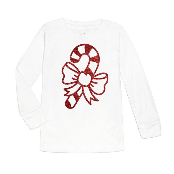 Sweet Wink Toddler To Youth Girls CANDY CANE L/S Shirt | HONEYPIEKIDS | Kids Boutique Clothing
