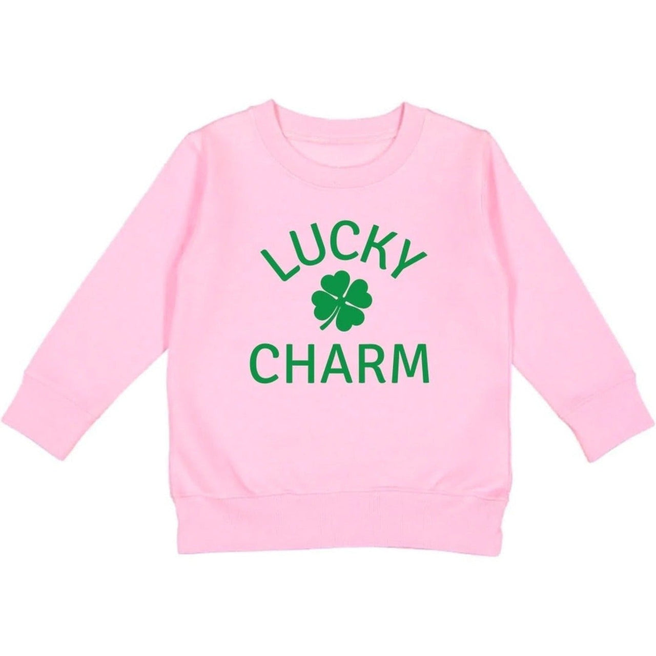 Sweet Wink Girls Pink LUCKY CHARM Sweatshirt | HONEYPIEKIDS 