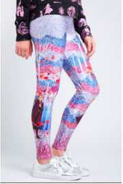 Terez Girls Disney Frozen 2 Enchanted Forest Girls Leggings | HONEYPIEKIDS 