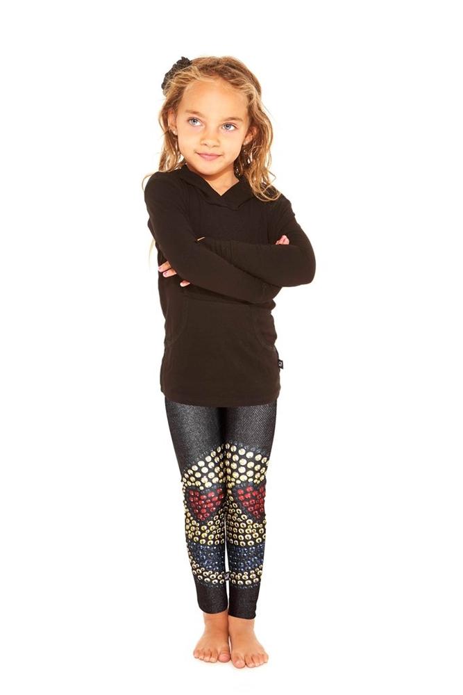 Terez Girls Limited Edition Emoji Heart Printed Leggings | HONEYPIEKIDS 